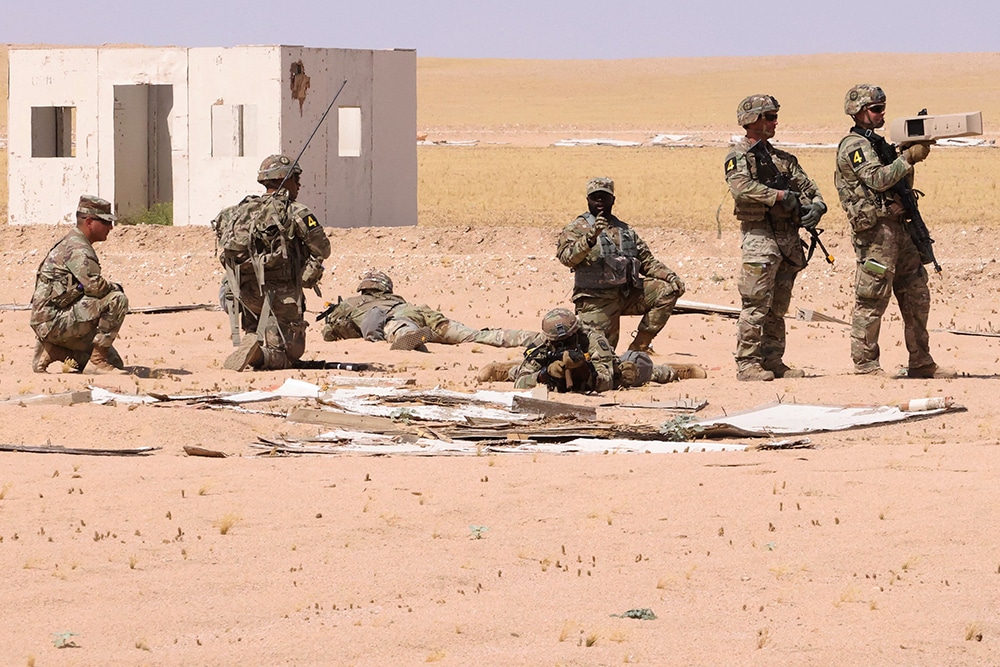 KUWAIT: US military personnel participate in the Best Squad Competition at the Buehring base camp in Udairi, in the northwestern region of Kuwait, on May 10, 2023. – Photos by Yasser Al-Zayyat