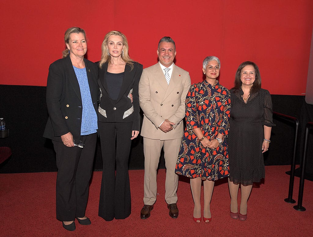 KUWAIT: left to right, Kelly Clements, Sheikha Rima Al-Sabah, Chadi Dali, Aliya Mawani, and Nisreen Rubaian