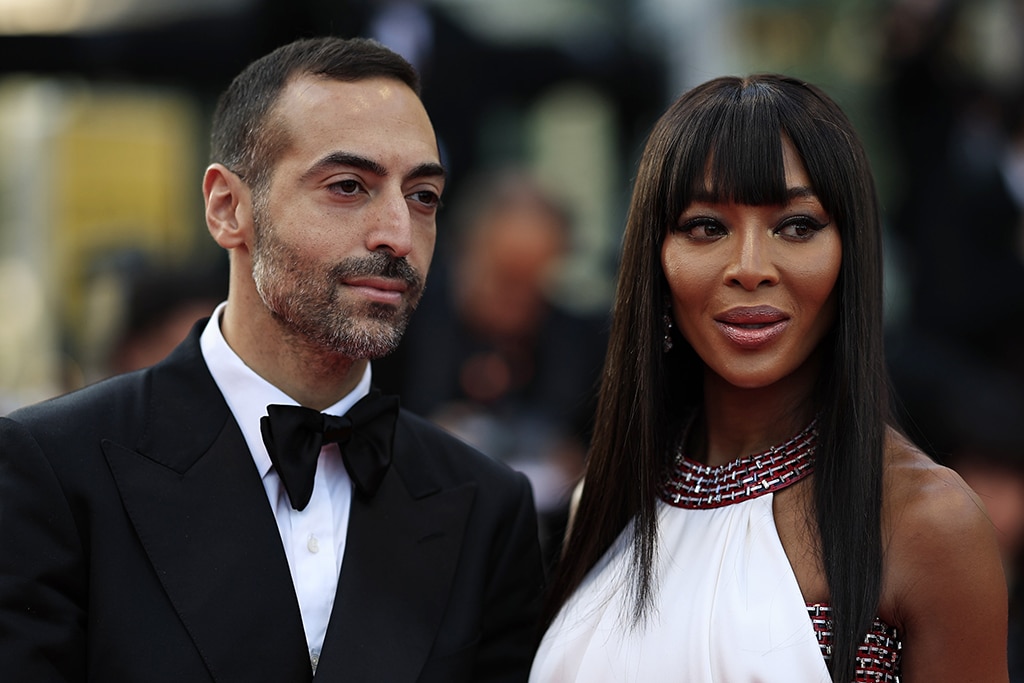 British model Naomi Campbell (right) and Saudi Arabian film producer Mohammed Al Turki arrive for the screening of the film 'Firebrand' during the 76th edition of the Cannes Film Festival in Cannes.