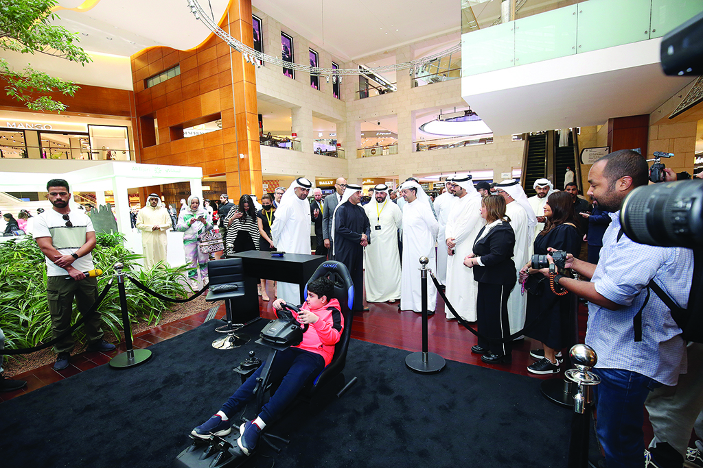 KUWAIT: Minister of Public Works and Minister of Electricity, Water and Renewable Energy Ali Al-Mousa inaugurates the tenth edition of the Kuwait Motor Show 2022 at the 360 Mall on Wednesday.